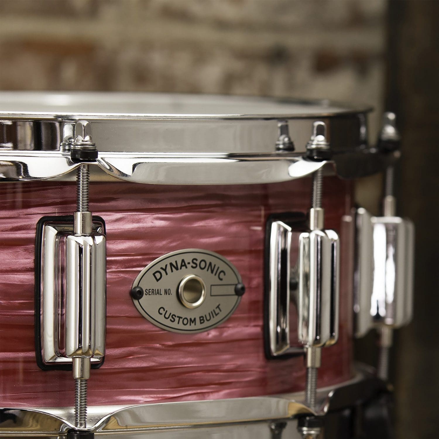 Red Ripple Dyna-Sonic Snare Drum