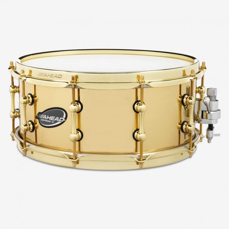 AHEAD Polished Bell Brass Snare Drum