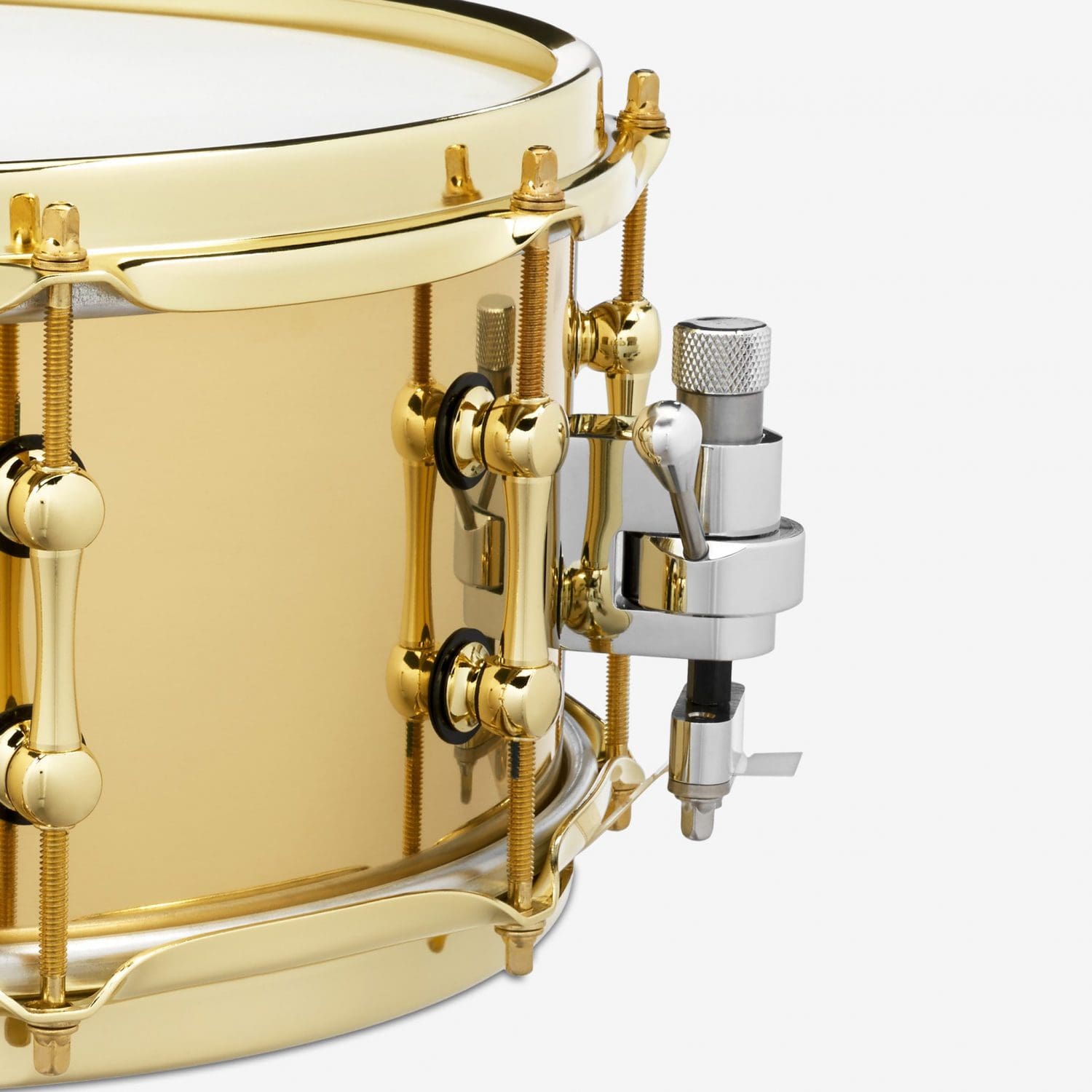 Polished Bell Brass Snare Drum