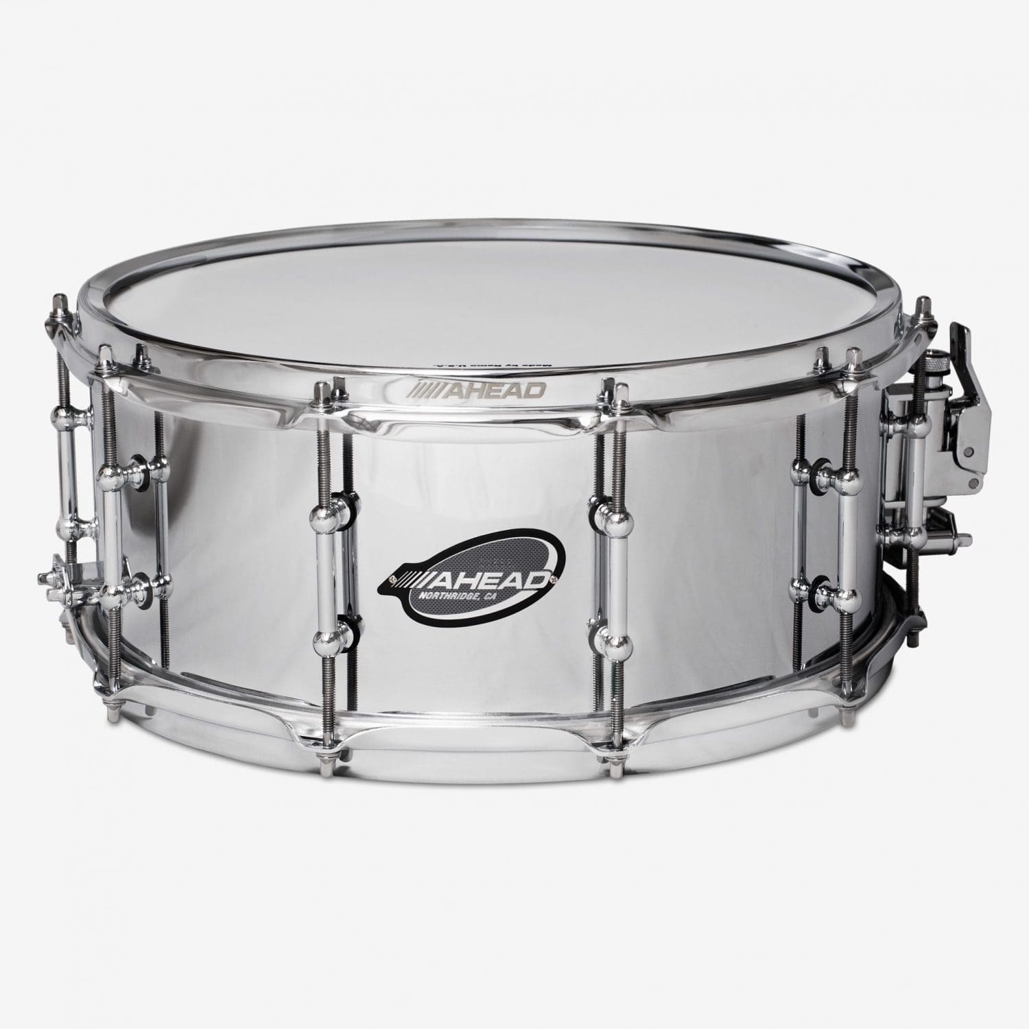 Chrome on Brass Snare Drum
