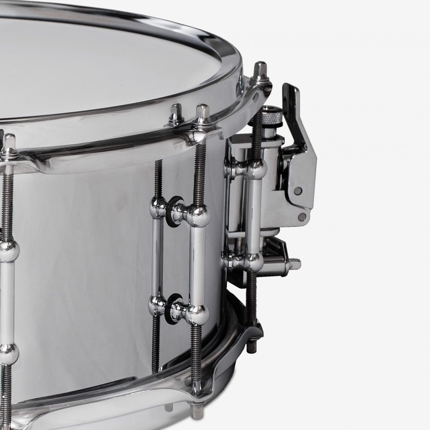 Chrome on Brass Snare Drum