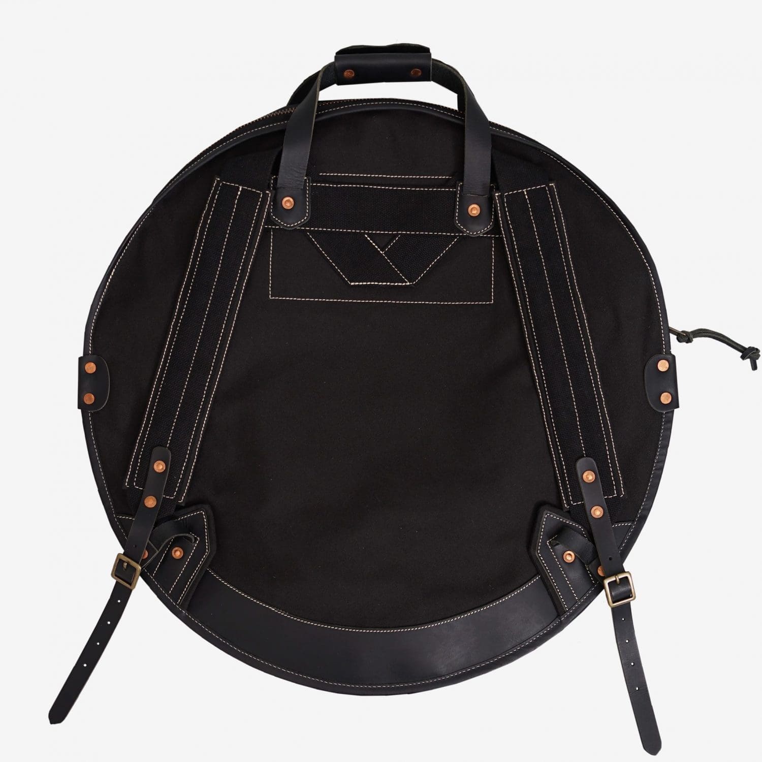 Black Waxed Canvas Backpack Cymbal Case