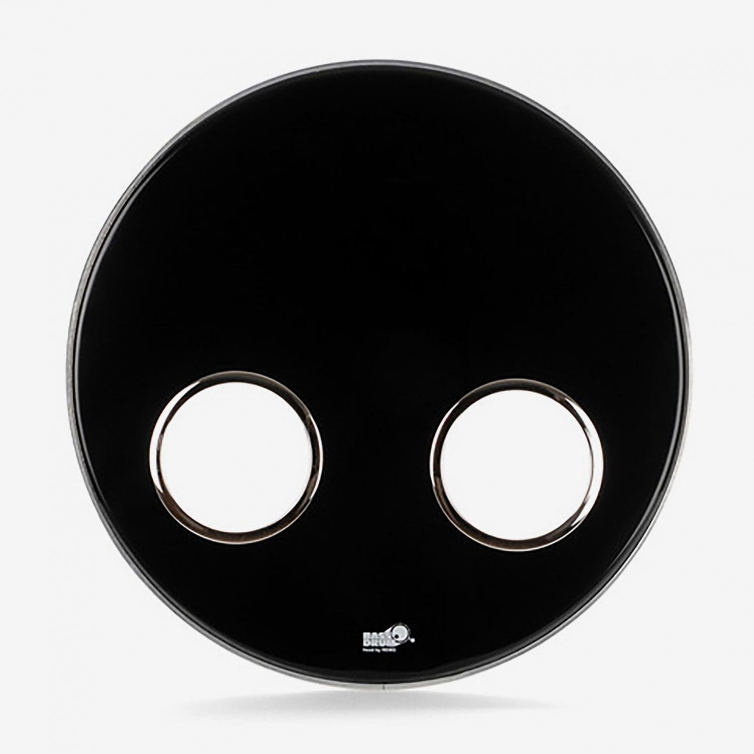 Black Reso Head with 2 Chrome 6 inch Ports