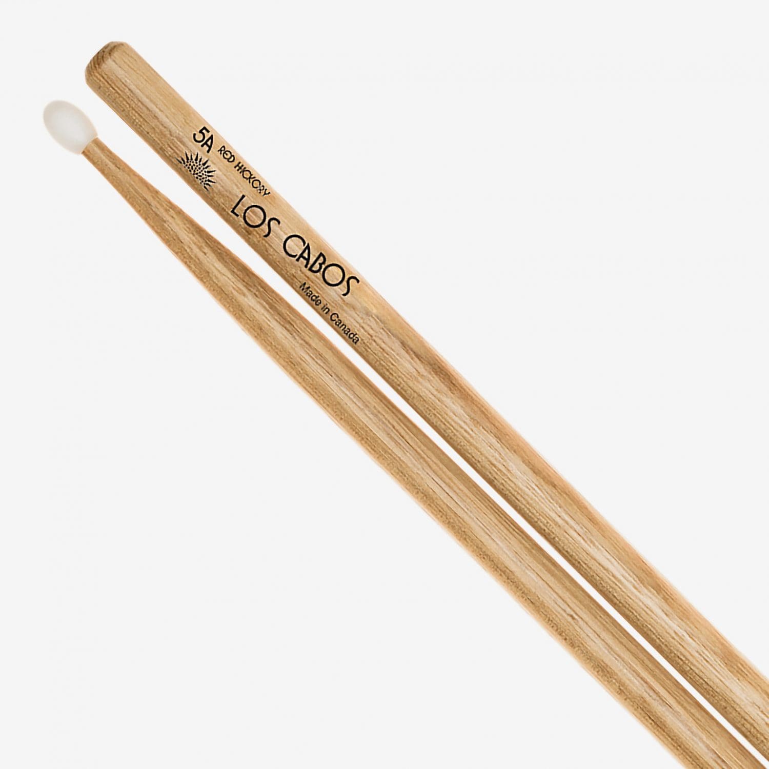 Los Cabos Red Hickory Nylon Tipped Drumsticks