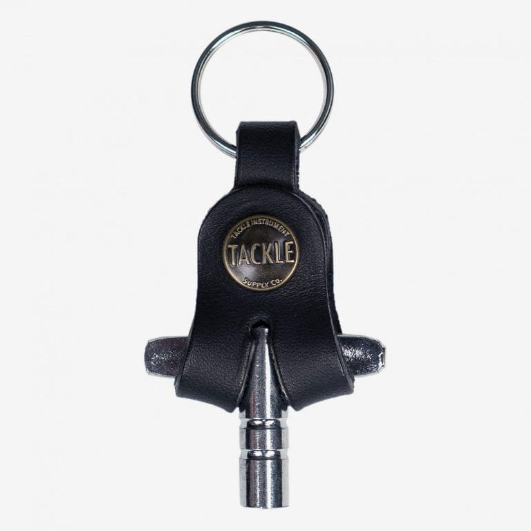 Tackle Instrument Supply Co. Black Leather Drum Key