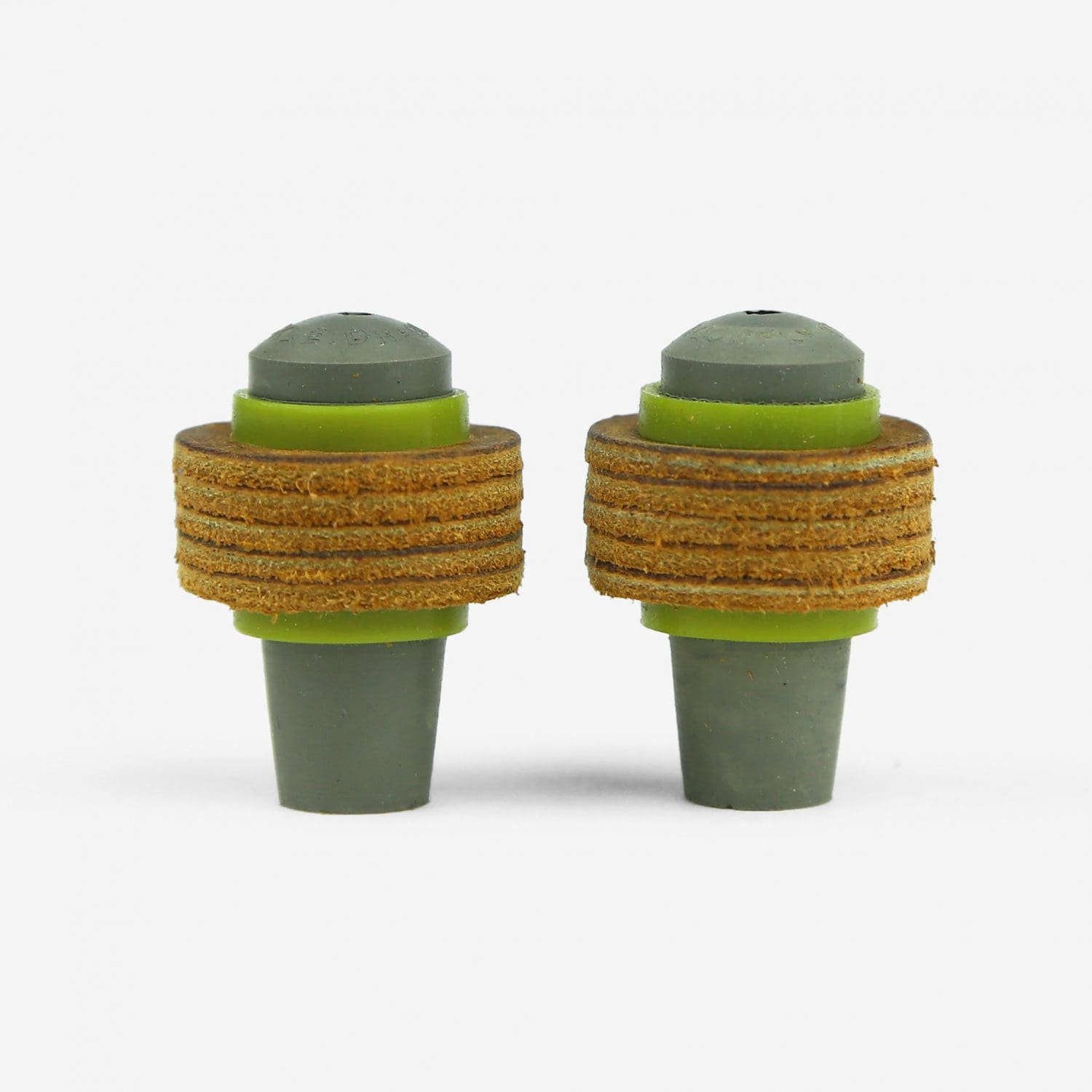 Stacked Leather Topper