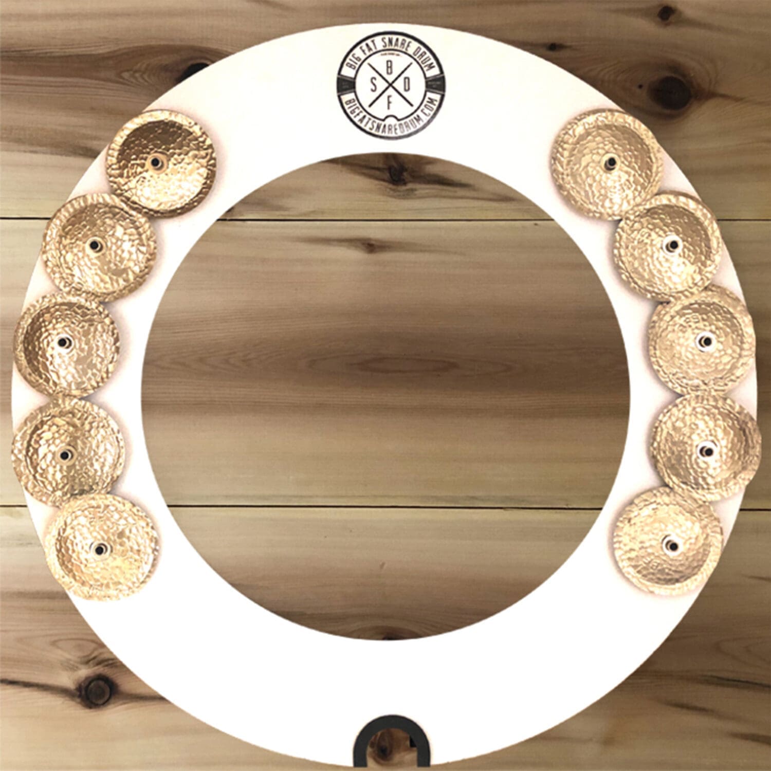 Halo Ring With White Copper Jingles