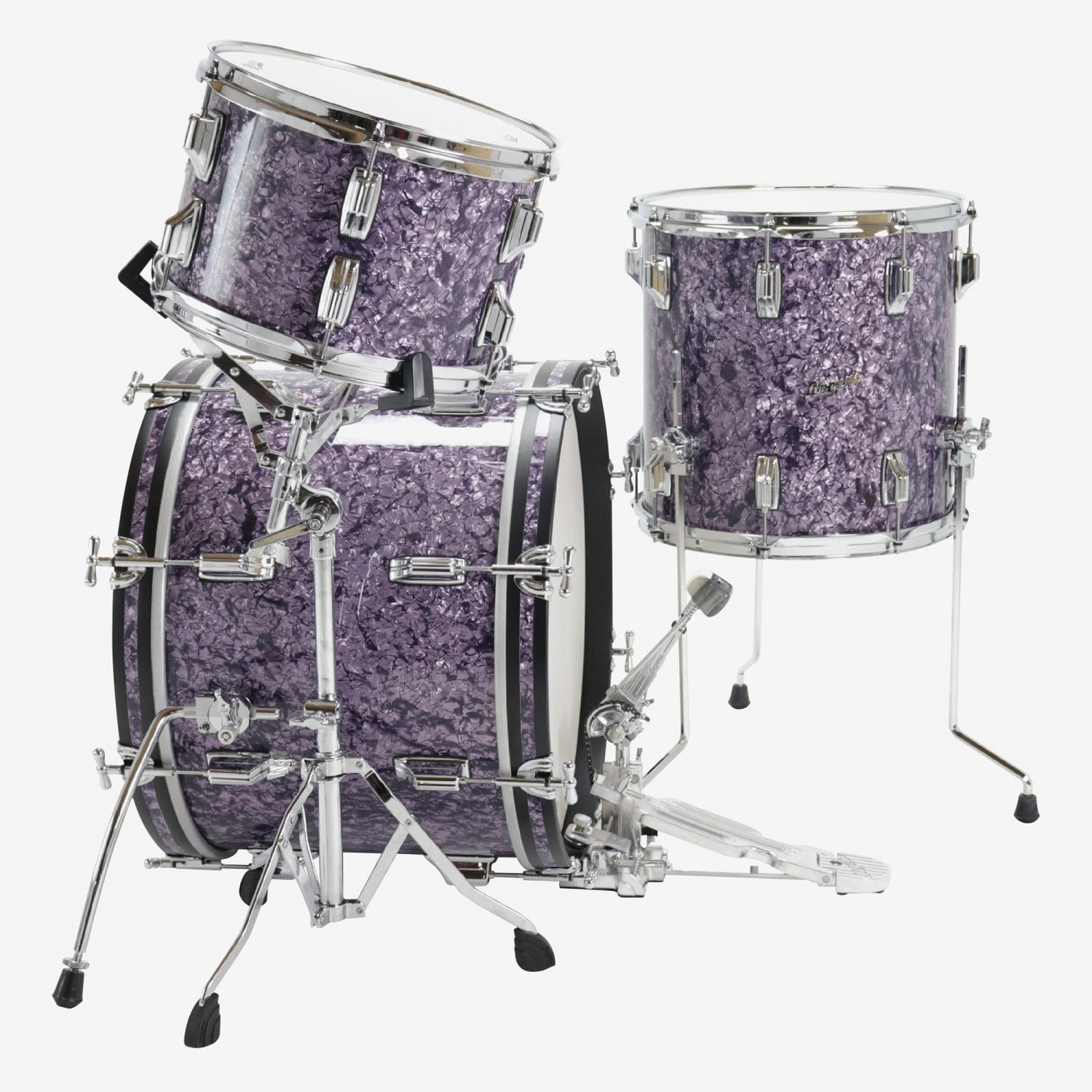 Purple Diamond Pearl Cleveland 3-Piece Shell Pack