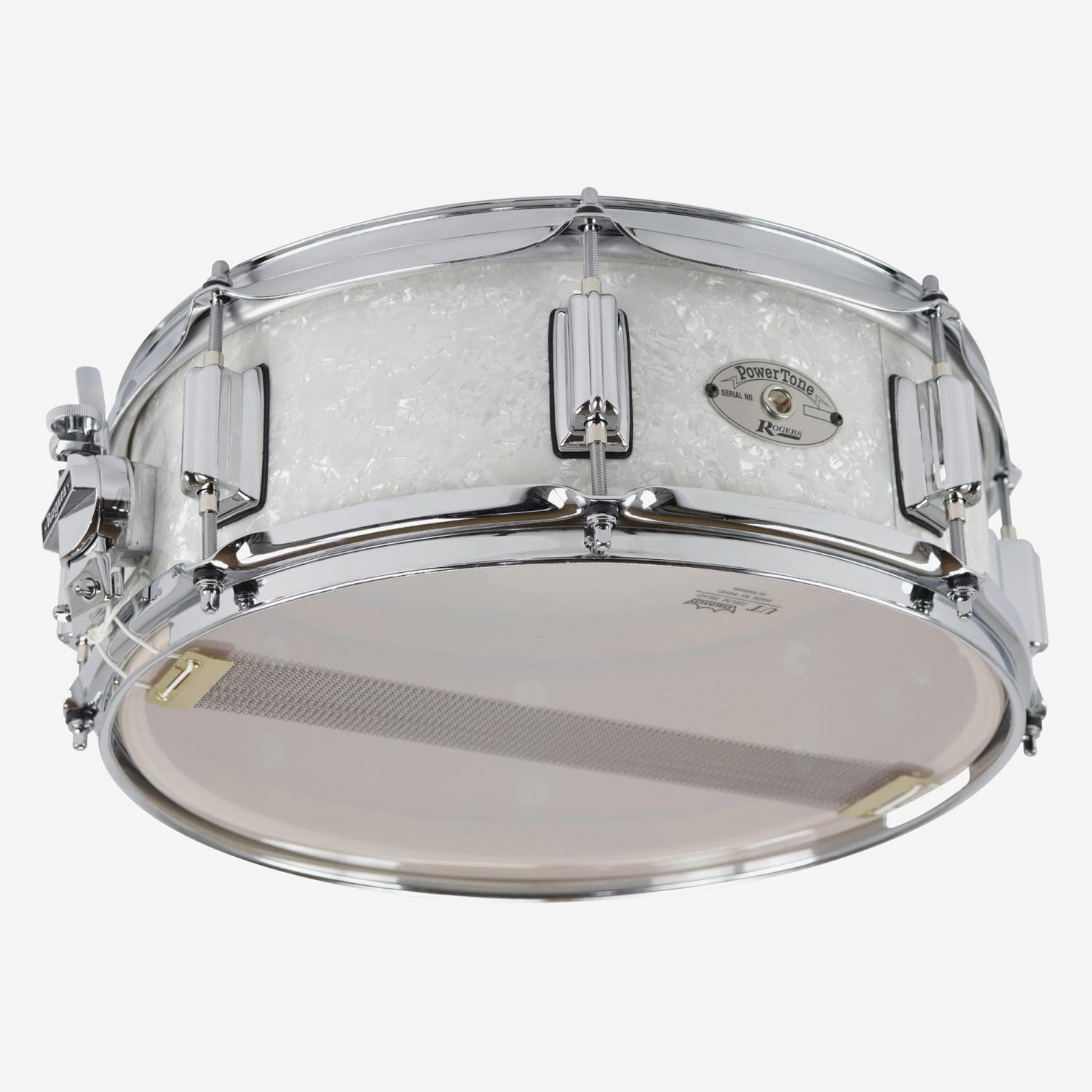 White Marine Pearl PowerTone Snare Drum