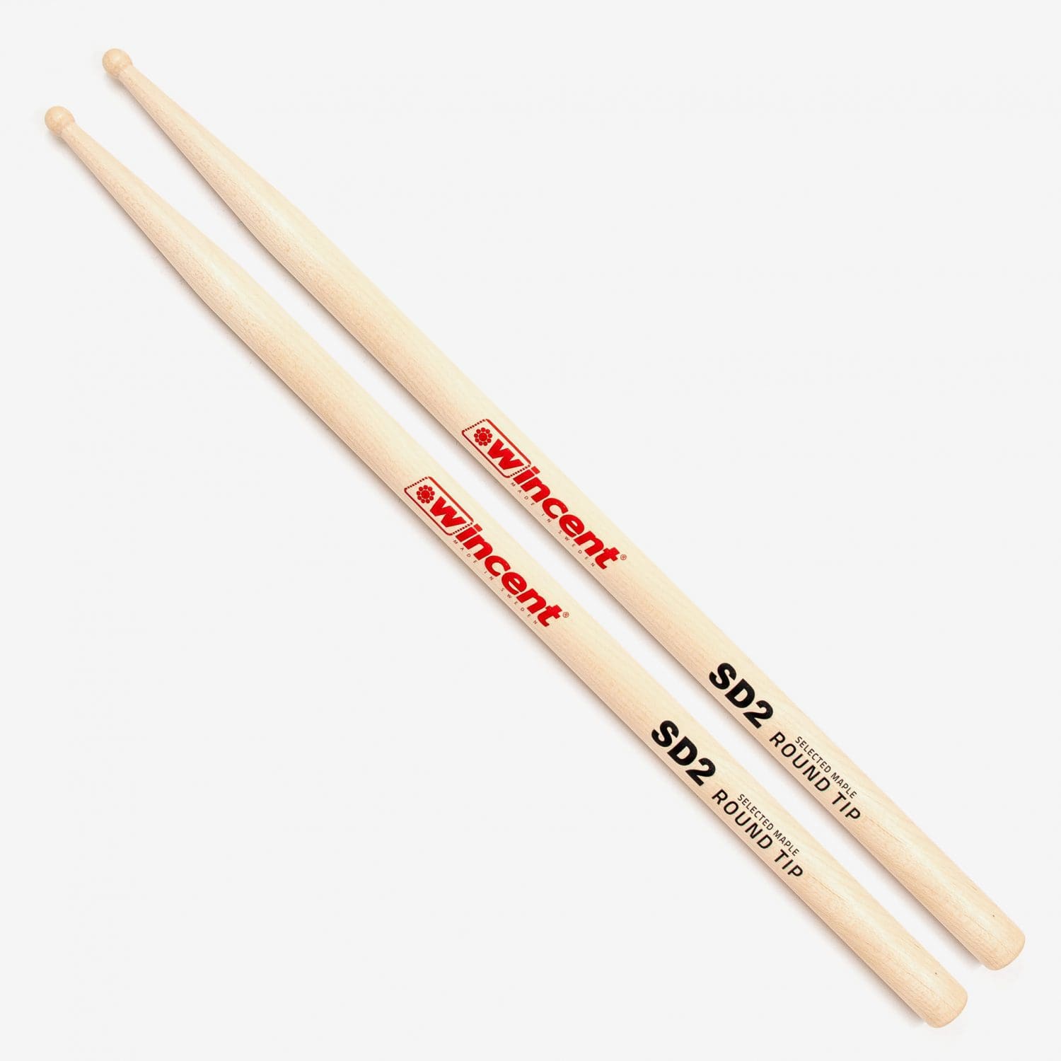 Maple Round Tip Snare Drum Sticks