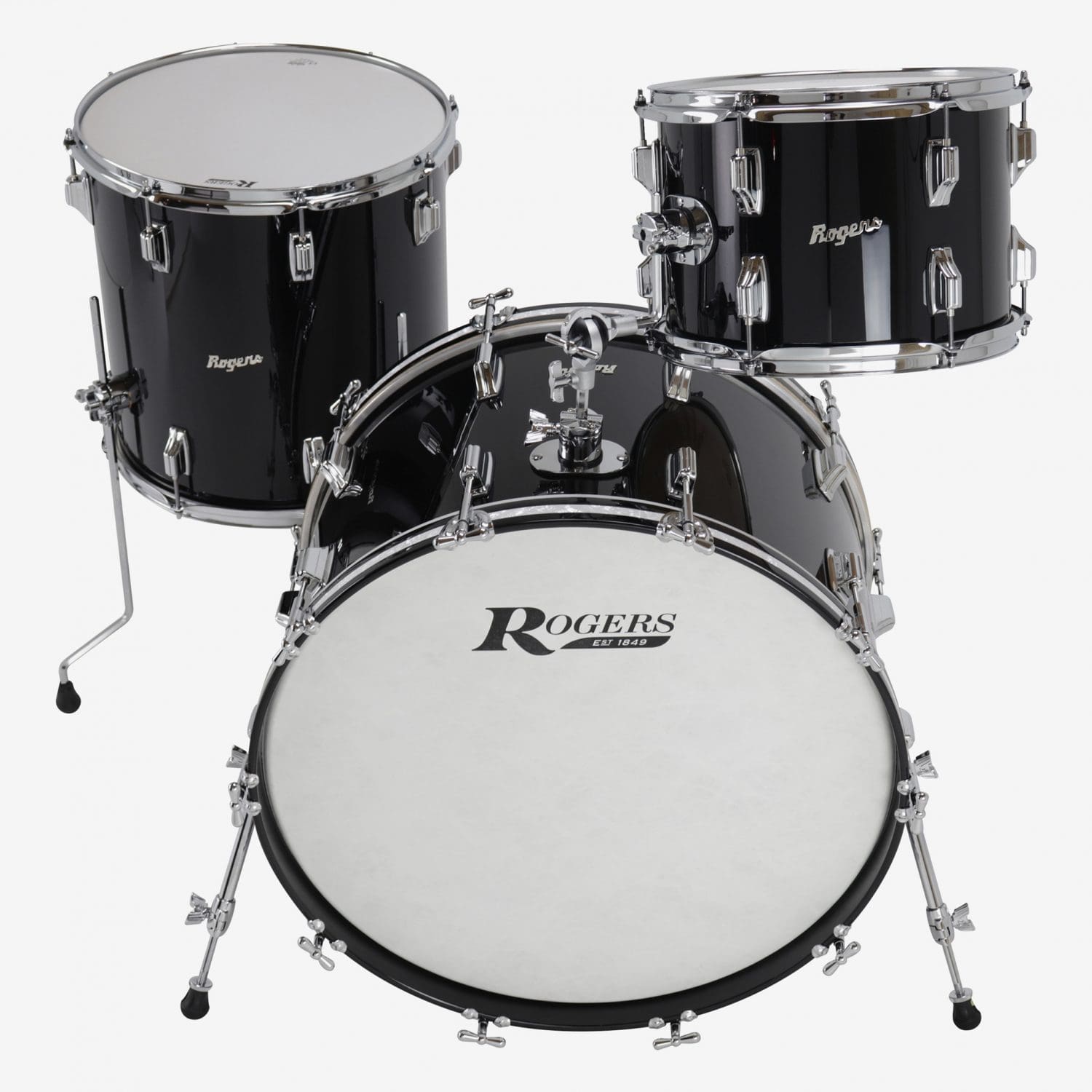 Piano Black Lacquer PowerTone 3-Piece Shell Pack