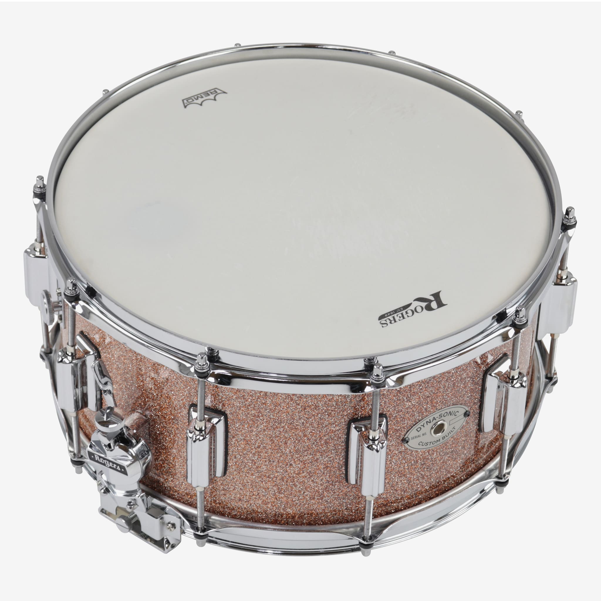 Champagne Sparkle Lacquer Dyna-Sonic Snare Drum