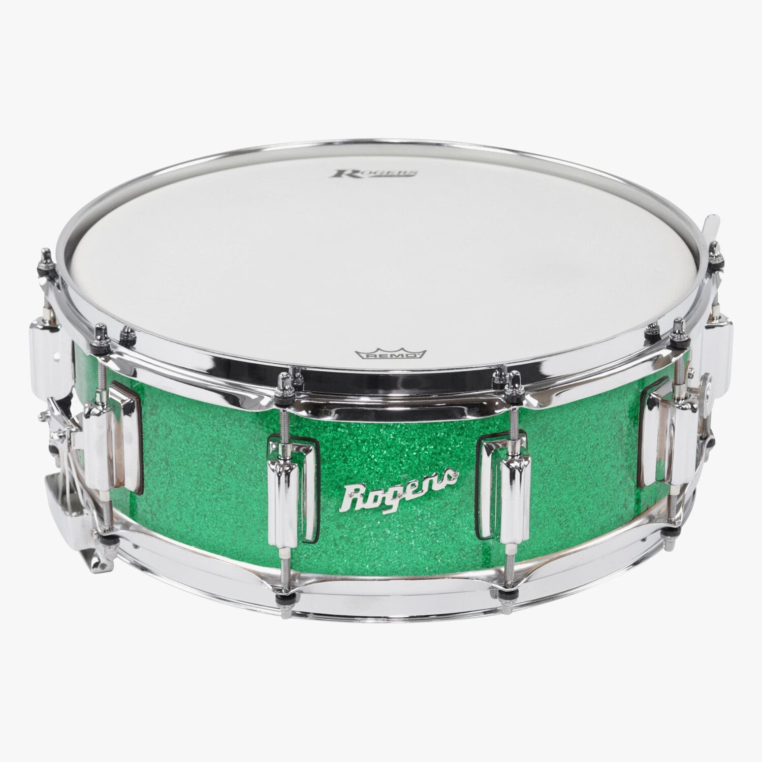 Green Sparkle Wrap Dyna-Sonic Snare Drum