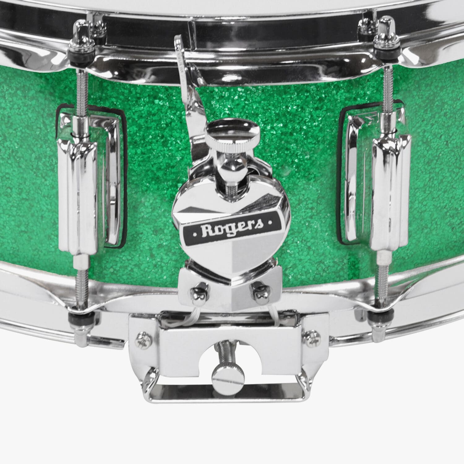 Green Sparkle Wrap Dyna-Sonic Snare Drum