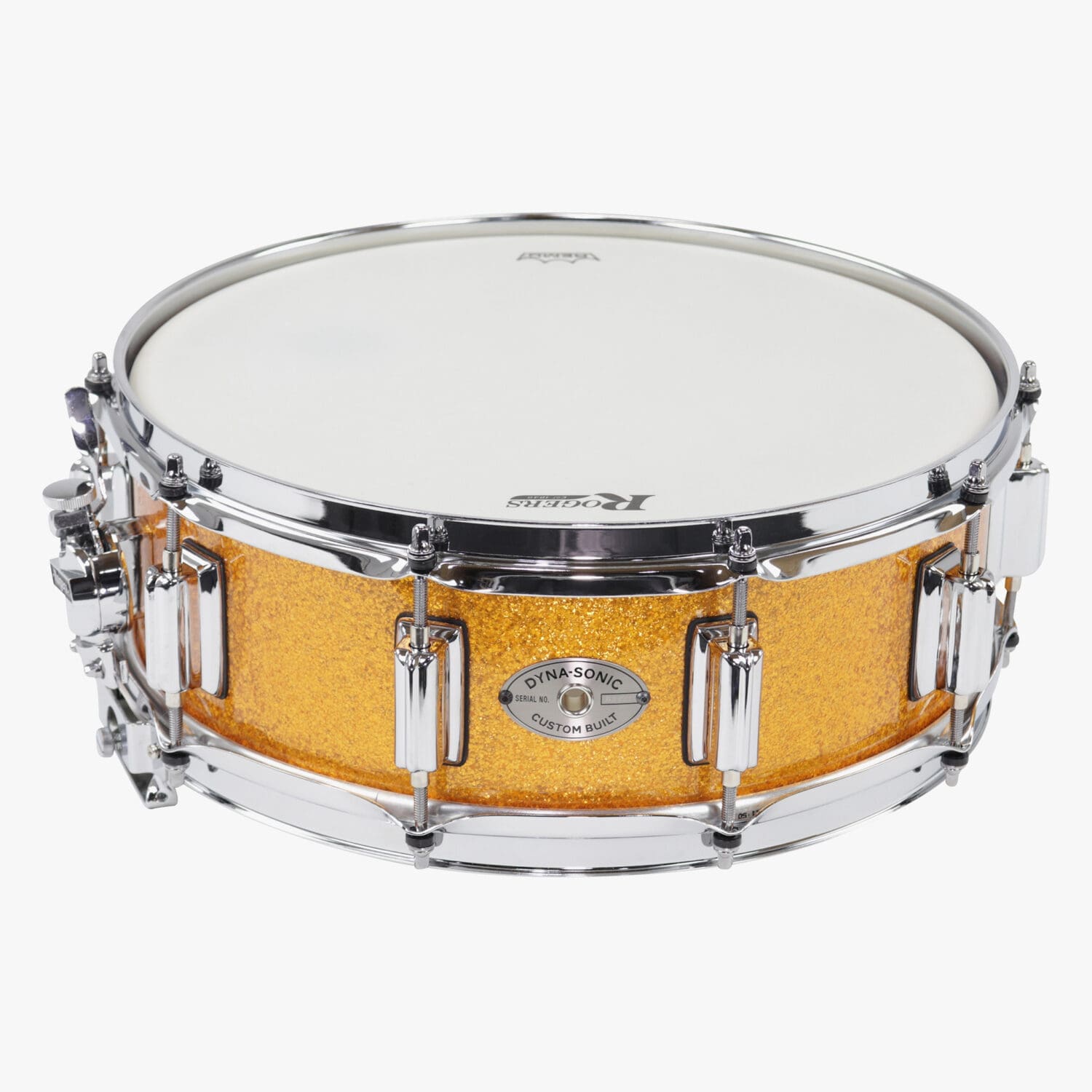 Gold Sparkle Wrap Dyna-Sonic Snare Drum