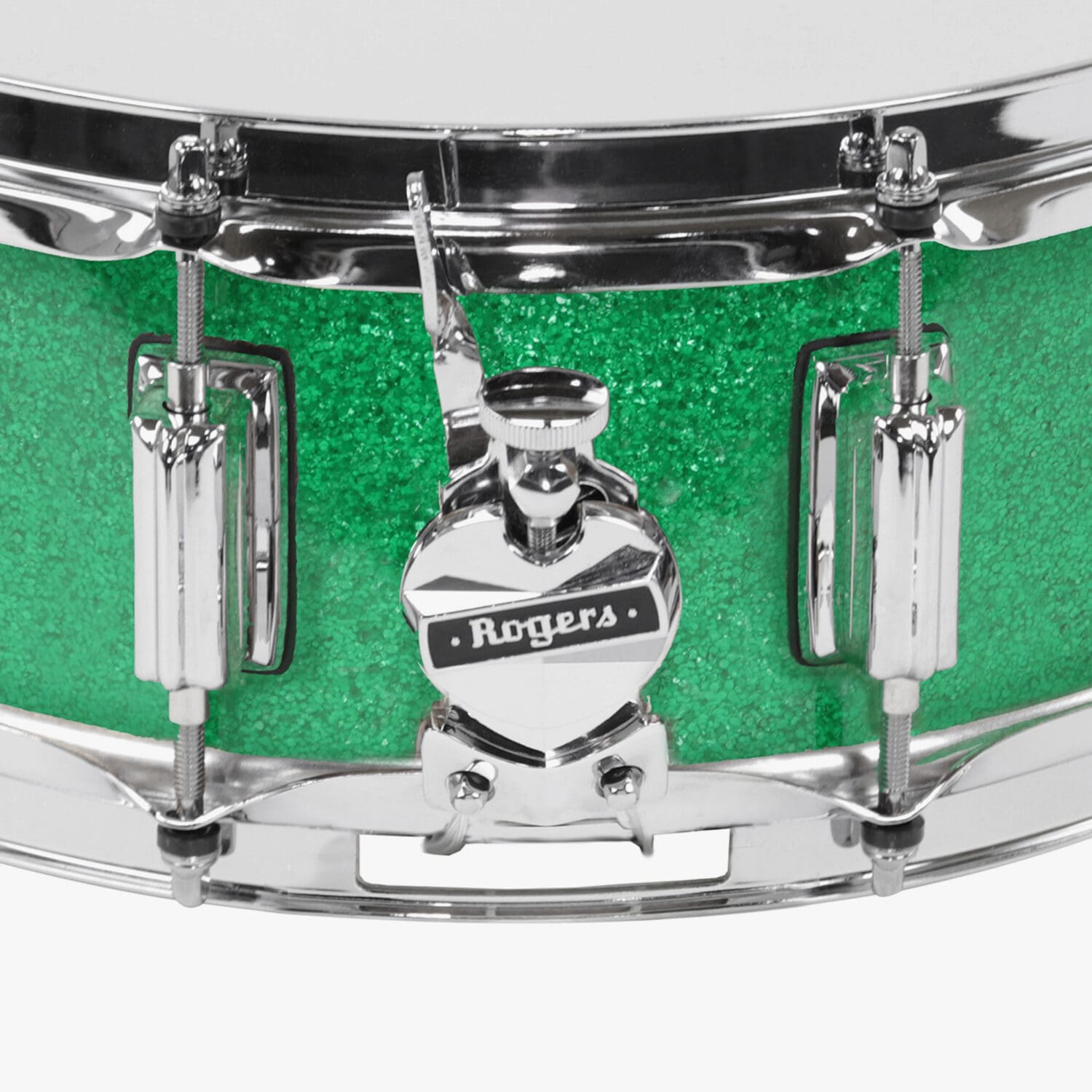 Green Sparkle Wrap SuperTen Snare Drum