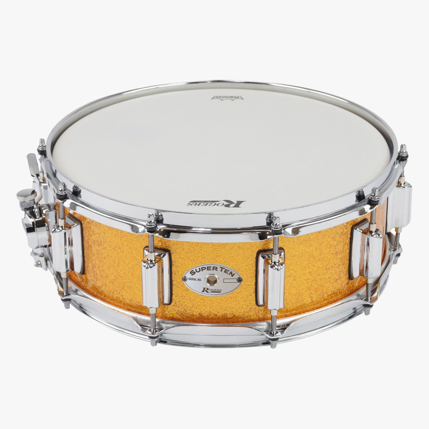 Gold Sparkle Wrap SuperTen Snare Drum