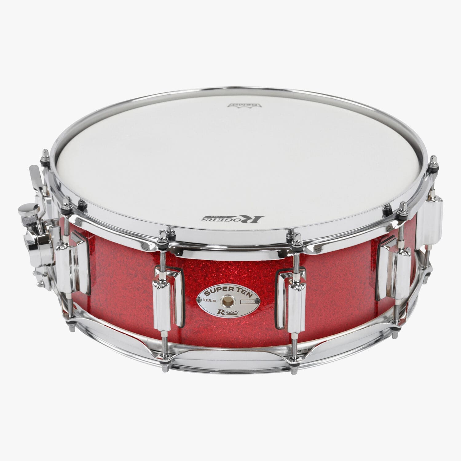 Red Sparkle Wrap SuperTen Snare Drum