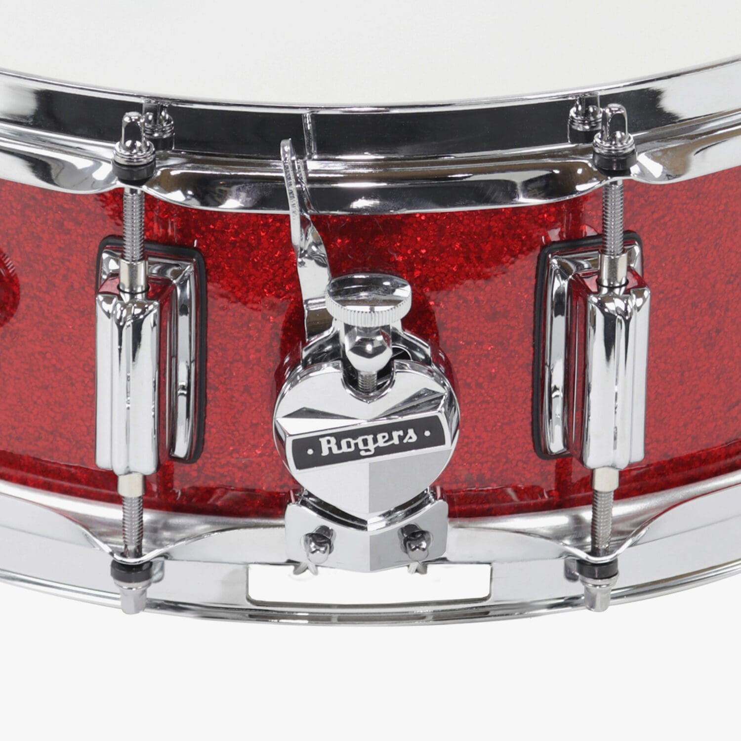 Red Sparkle Wrap SuperTen Snare Drum