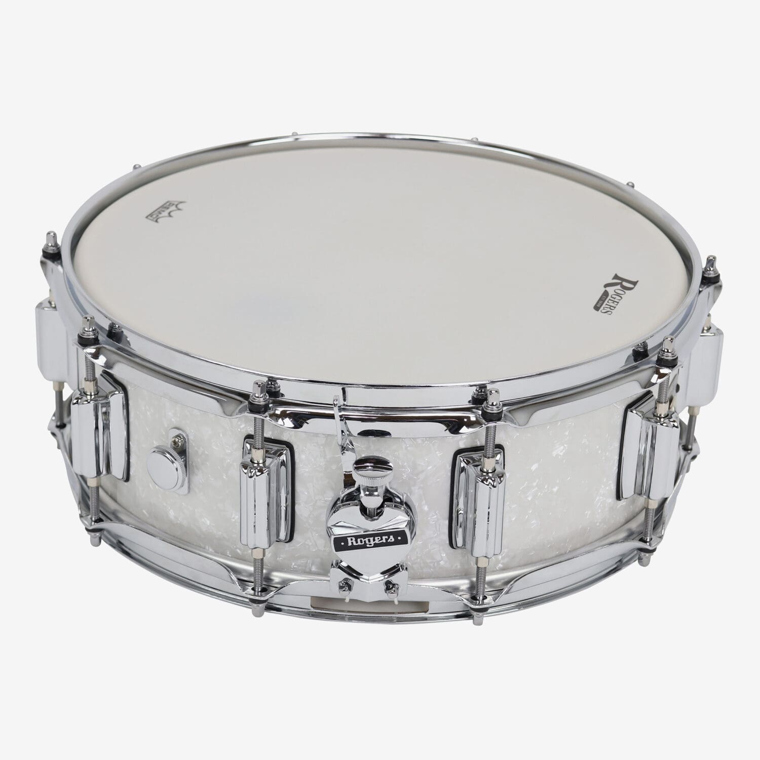 White Marine Pearl SuperTen Snare Drum