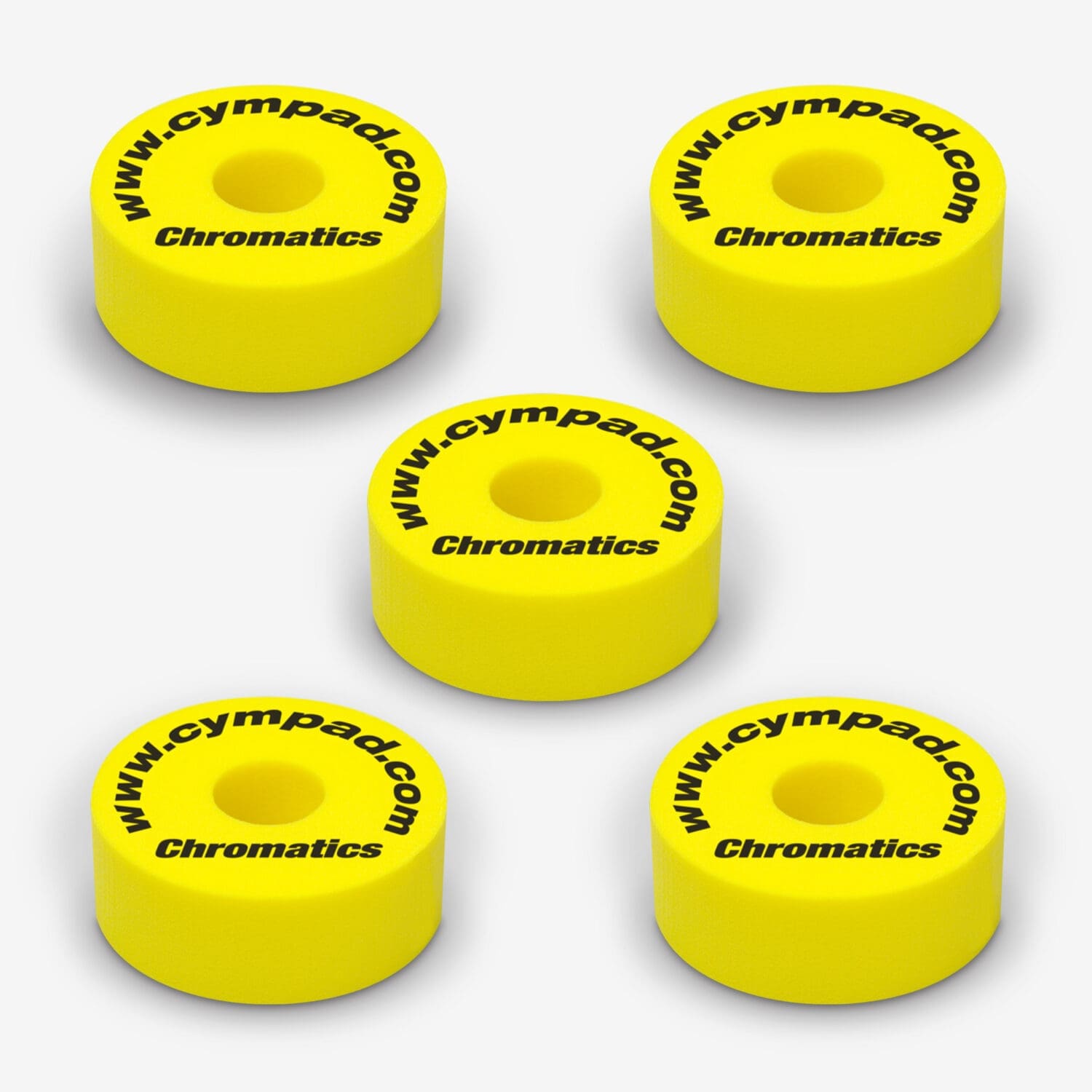5-Piece Chromatics Cymbal Pad Set in Yellow