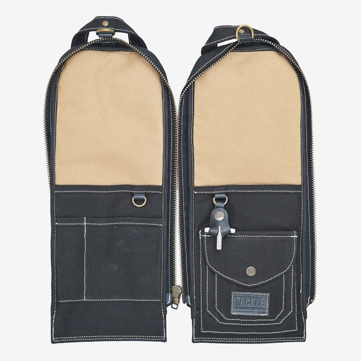 Waxed Canvas Modular Stick Case - Black