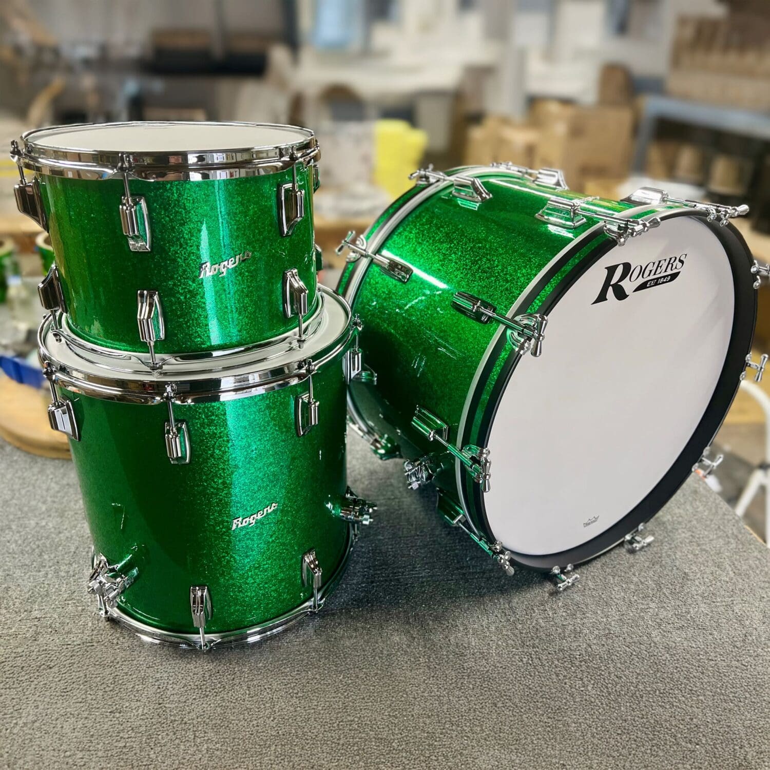 Green Sparkle Wrap Cleveland 3-Piece Shell Pack